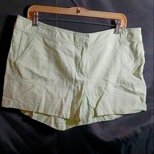 New York & Co Light green shorts sz 12